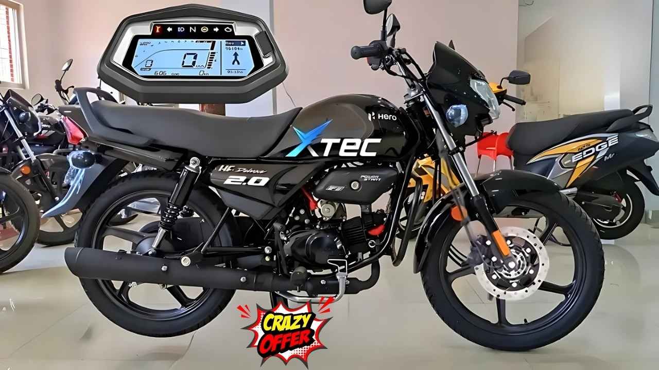 Hero HF Deluxe 2025 Launched 76 kmpl Mileage, Rugged Engine & Price Starts at ₹50,000
