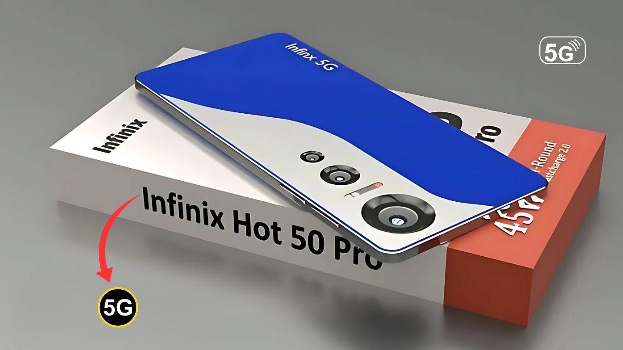 Infinix Hot 50 Pro 5G 108MP Camera, Smooth 120Hz Display & Long-Lasting Battery