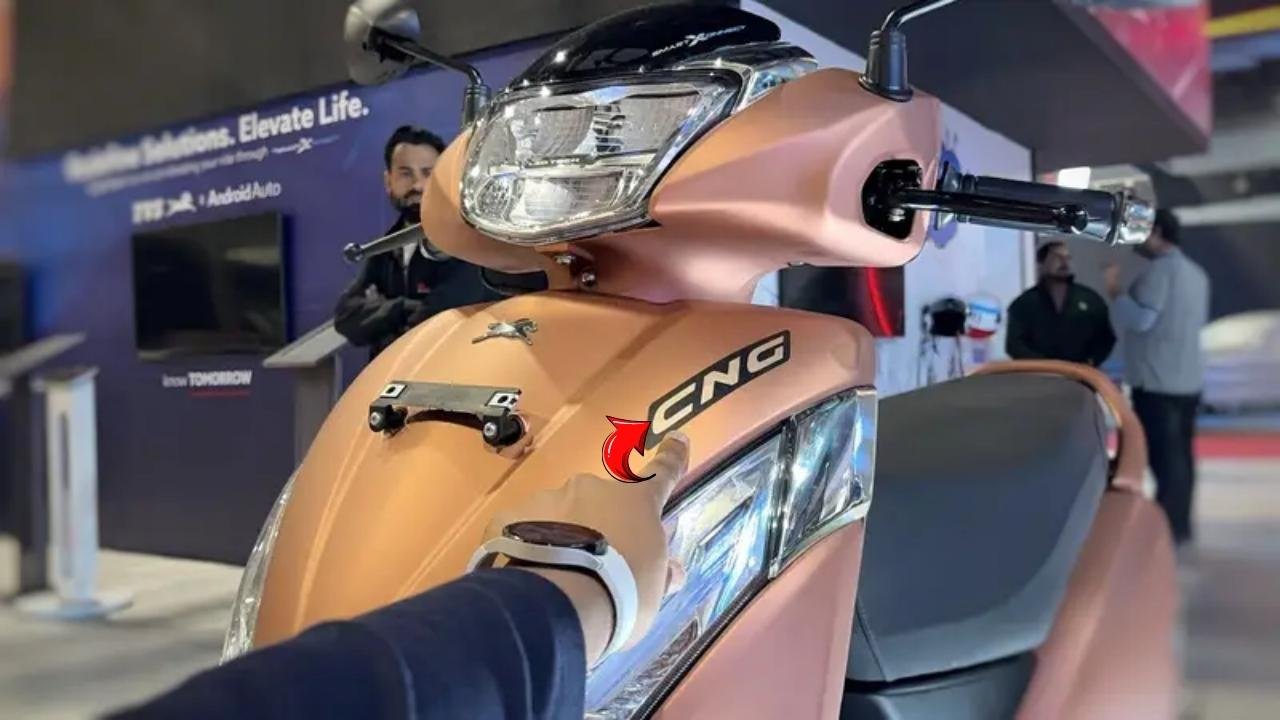 TVS Jupiter CNG 2025 Futuristic Design, Enhanced Comfort, High Mileage & Smart Connectivity