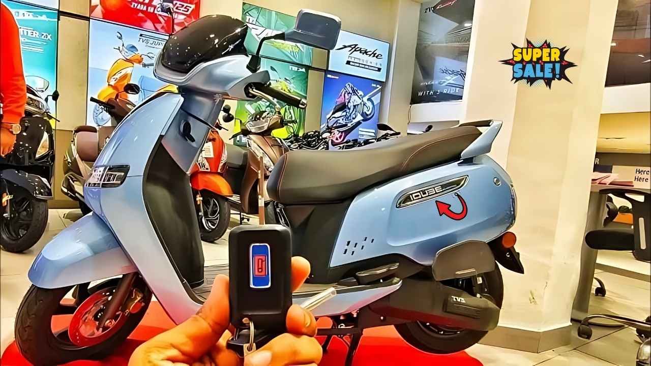TVS iQube Electric 2025 Launched – 280KM Range, Fast Charging, and ₹2,000 EMI